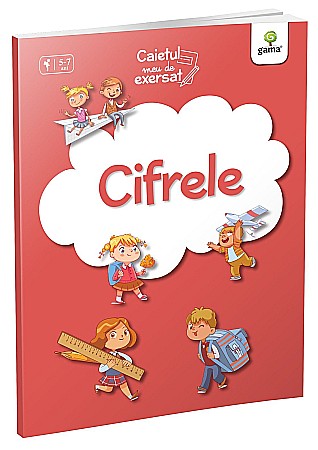 Cărți - Cifrele. Caietul meu de exersat