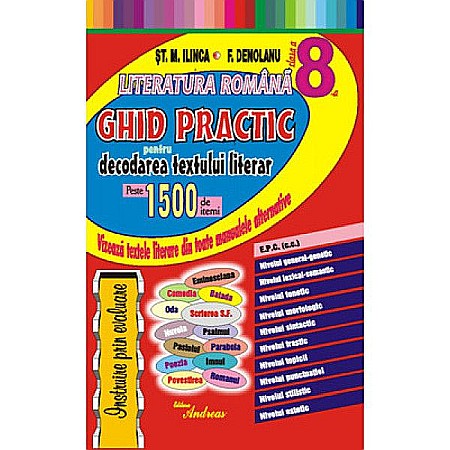 Cărți - Literatura romana. Clasa VIII - St. M. Ilinca