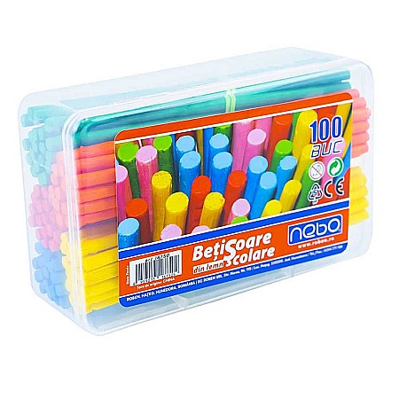 Betisoare scolare de lemn 100 buc /set Nebo [2]