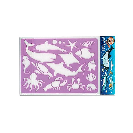 Artă și creativitate - Sablon animale ocean k982003