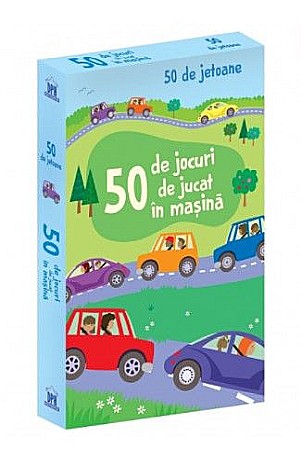 Hobby și activități pentru copii - 50 DE JOCURI DE JUCAT IN MASINA - JETOANE