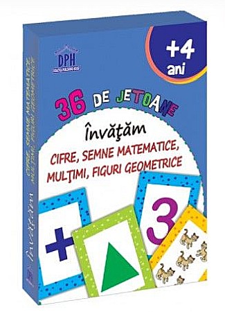 Cărți - Jetoane- Invatam cifre, semne aritmetice, multimi , figuri geometrice