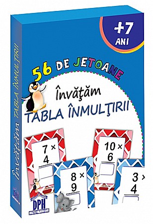 Cărți - Jetoane- Invatam tabla inmultirii