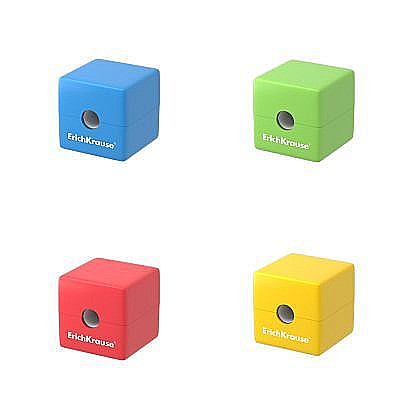 Ascutițori - Ascutitoare plastic erich s-cube cu rezervor 50141