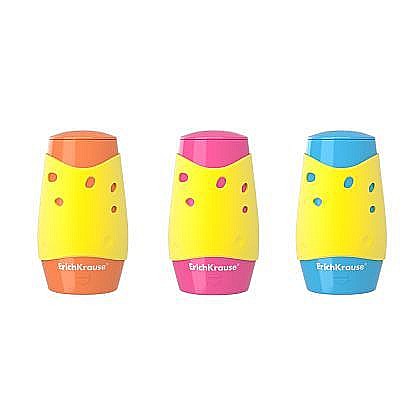 Ascutițori - Ascutitoare plastic dubla erich cheese cu rezervor 50467