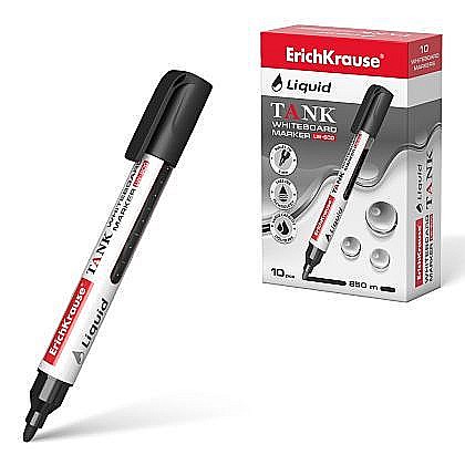 Birotică și accesorii birou - Marker tabla alba cerneala lichida neagra lw-600 erich 48774