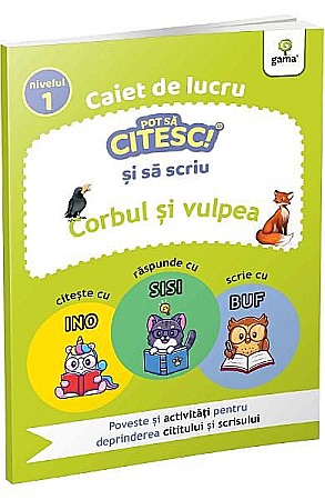 Cărți - Corbul si vulpea. Caiet de lucru