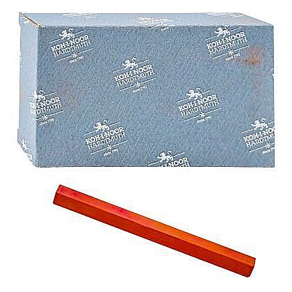 Artă și creativitate - Creta forestiera, rosie, 12 buc/set k8420-r