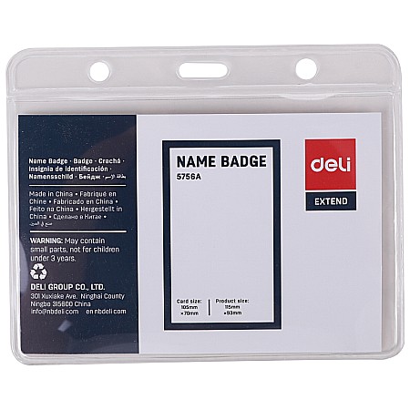 Ecusoane - Ecuson orizontal 105*70 mm  deli dle5756a