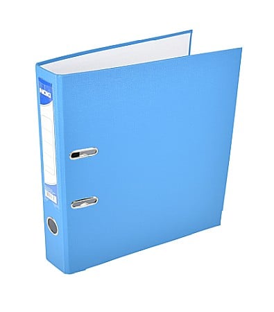 Birotică și accesorii birou - Biblioraft plastifiat 50mm Noki albastru deschis