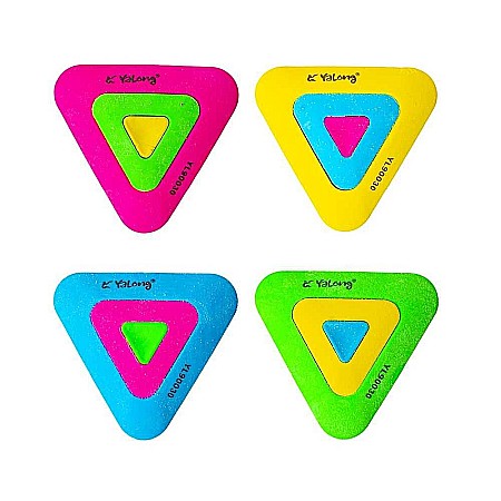 Radiere - Radiera triunghi 3 in 1 - yalong yl90030