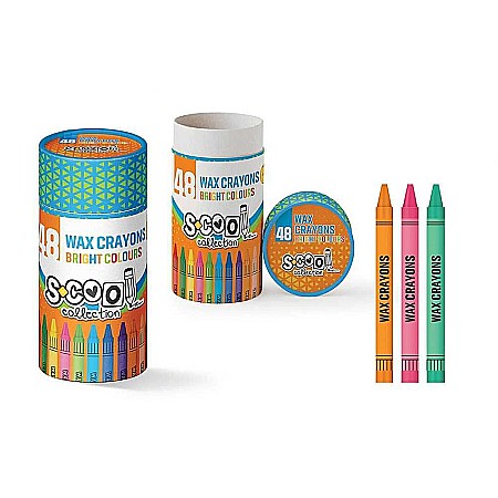 Creioane cerate - Creioane Cerate 48 culori /set S-Cool