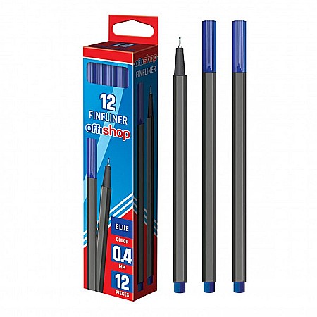 Rollere și finelinere - Fineliner albastru 0.4mm Offishop
