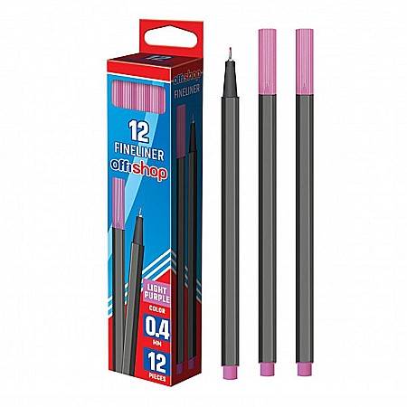 Rollere și finelinere - Fineliner Offishop mov 0.4mm