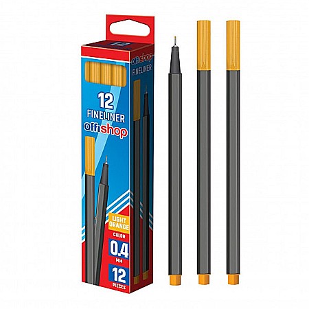 Rollere și finelinere - Fineliner 0.4 mm portocaliu Offishop
