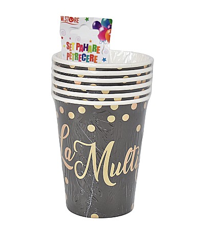 Farfurii și pahare - Set pahare party 6buc/set I-058802