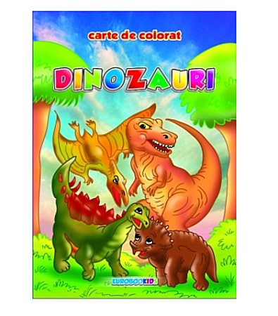 Cărți de colorat - Dinozauri - carte de colorat