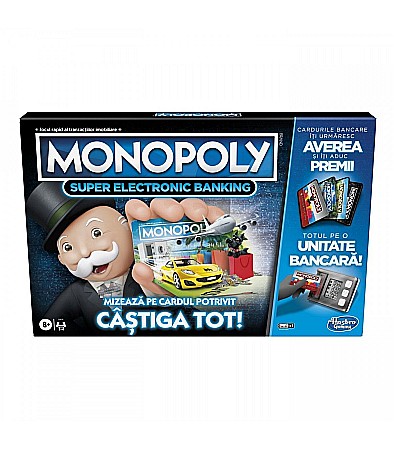 Jocuri de societate - Monopoly super electronic banking castiga tot e8978