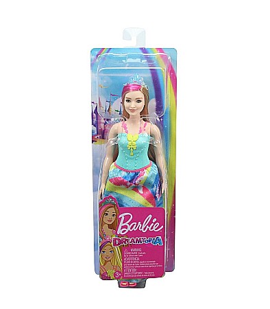 Păpusi - Barbie papusa printesa dreamt coronita albs mtgjk12_gjk16