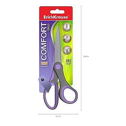 Instrumente și accesorii birou - Foarfeca comfort 18cm erich 35110