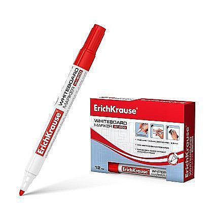 Rechizite școlare - Marker tabla alba w-500 rosu Erich Krause