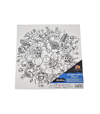 Artă și creativitate - Panza predesenata pe sasiu neagra 20*30cm masina mcpp203n61