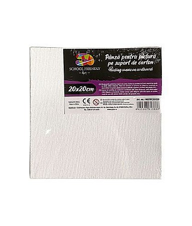 Pânze pictură - Carton panzat 3mm 20*20cm sf art pigna mcppc20x20