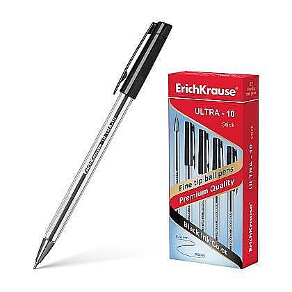 Rechizite școlare - Pix erich ultra-10 negru 13874