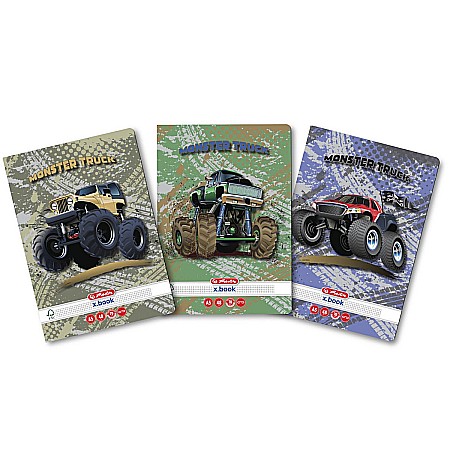 Caiete matematică - Caiet A5 48 file matematica Monster truck Herlitz