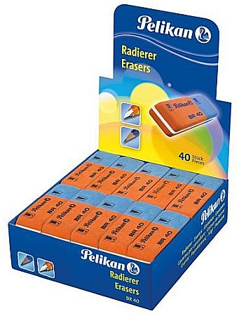 Radiere - Radiera br40 cauciuc rosu/albastru 601005