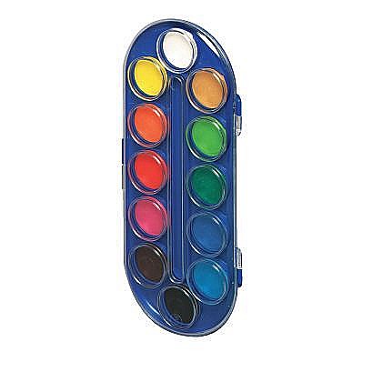 Acuarele școlare și Tempera - Acuarele 12 culori locomotif 8641102 hz