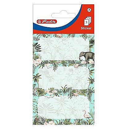 Accesorii școlare - Etichete scolare 3x3 coli Tropical