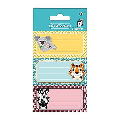 Etichete școlare - Etichete scolare cute animals set 9 50040247