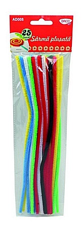 Accesorii craft - Accesorii craft sarma plusata 25/set multicolor Daco