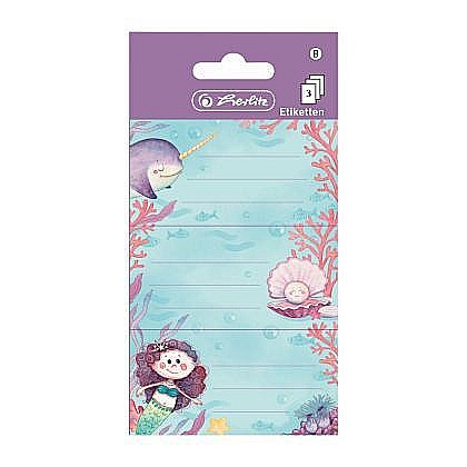 Rechizite școlare - Etichete scolare mermaid set 9 50040254
