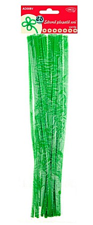 Accesorii craft - Accesorii craft sarma plusata 25/set verde Daco