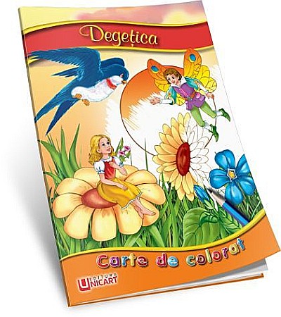 Cărți - Carte de colorat - Degetica – Cătălin Nedelcu