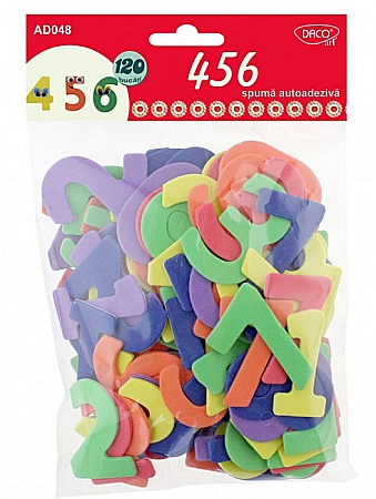 Artă și creativitate - Accesorii craft spuma 120/set Cifre