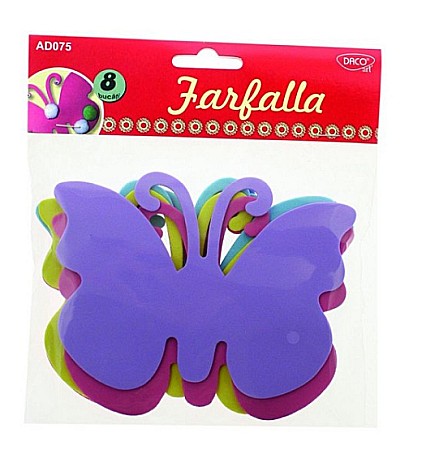 Artă și creativitate - Accesorii craft spuma 8/set Farfalla