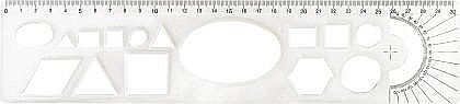 Instrumente și accesorii birou - Liniar 30cm cu Forme Geometrice Logical 117016