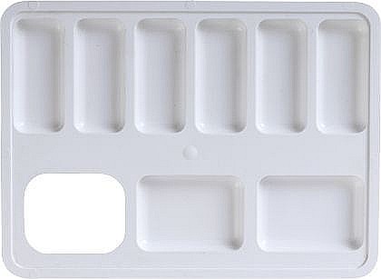 Pahare și palete pictură - Paleta pictura Bela alba dreptunghiulara 117042