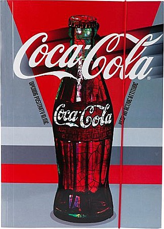 Mape și serviete - Mapa cu elastic A4 Oxford Coca Cola 340280