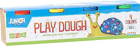 Plastilină - Plastilina 4 culori 160gr Junior 130760