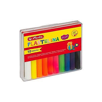 Artă și creativitate - Plastilina 10 culori fluorescente 9562943