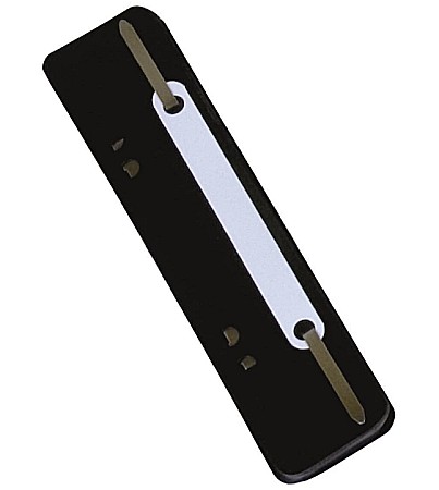 Alonje și separatoare bibliorafturi - Alonje plastic 25/set negru