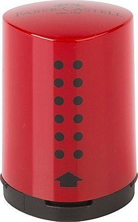 Ascutițori - Ascutitoare Grip 2001 mini rosu albastru Faber-Castell simpla plastic