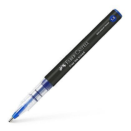 Rollere și finelinere - Roller Free Ink 0.7 mm albastru Faber-Castell