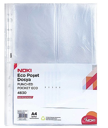 Birotică și accesorii birou - Folie protectie A4 100/set Noki