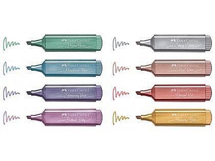 Birotică și accesorii birou - Textmarker set 8 metalizat fc154625