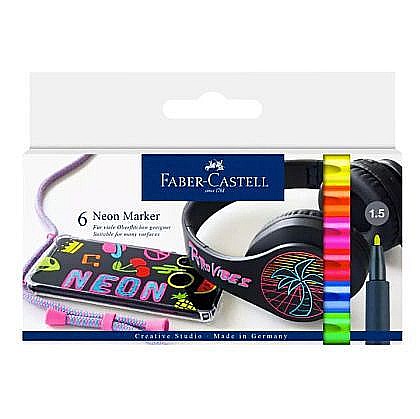 Rechizite școlare - Set 6 buc marker creativ neon fc160806